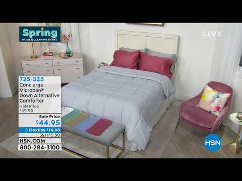 Concierge Collection Microban Down Alternative Comforter