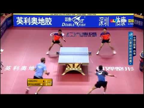 2015 China Open MD-SF: FANG Bo/ZHU Linfeng - FREITAS Marcos/LUNDQVIST Jens [HD] [Full Match/Chinese]