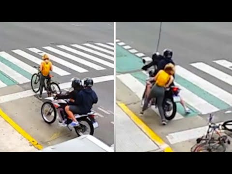 Russian woman takes down phone-snatcher in Argentina