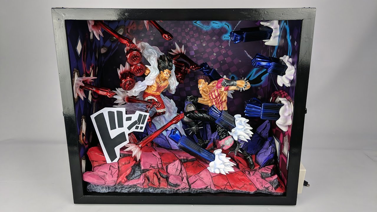 [OPEN BOX] JacksDo Luffy G4 Snakeman vs Katakuri GK Statue