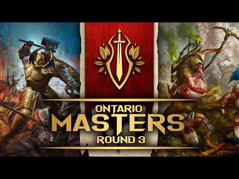 Ontario Masters - Round 3: Stormcast Eternals vs Maggotkin of Nurgle - Warhammer: Age of Sigmar