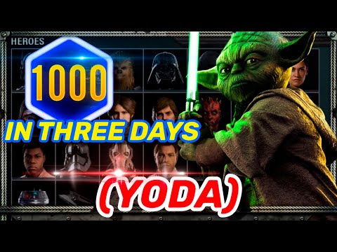 How To MAX Yoda In THREE DAYS (or less) (probably three)