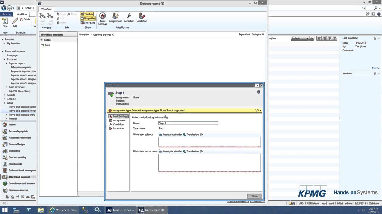Microsoft Dynamics AX Workflow Capabilities