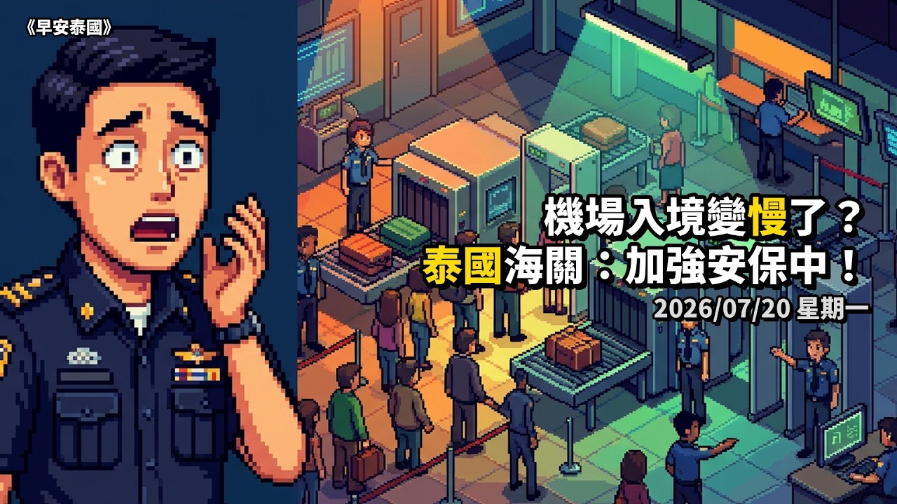 暑假出遊泰國注意！觀光警察加強素萬那普機場安保，要讓大家玩得更安心 episode artwork