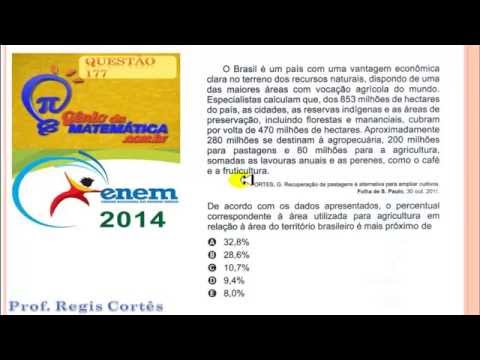 Questão 177 prova cinza   comentada ENEM 2014