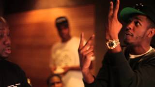 K SMITH and KING LOS perform "I GET WHAT I WANT" in the studio