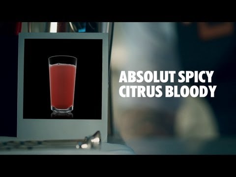 ABSOLUT SPICY CITRUS BLOODY DRINK RECIPE - HOW TO MIX