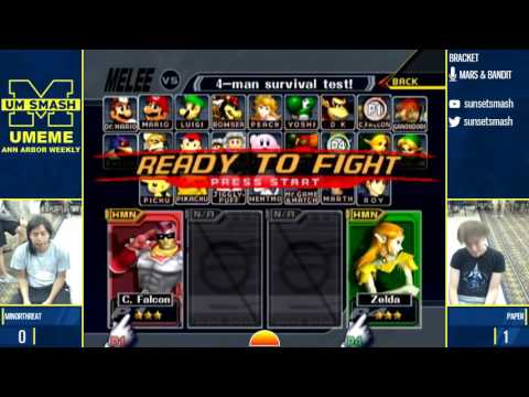 Minorthreat (Falcon) vs Paper (Sheik) - UMeMe 23