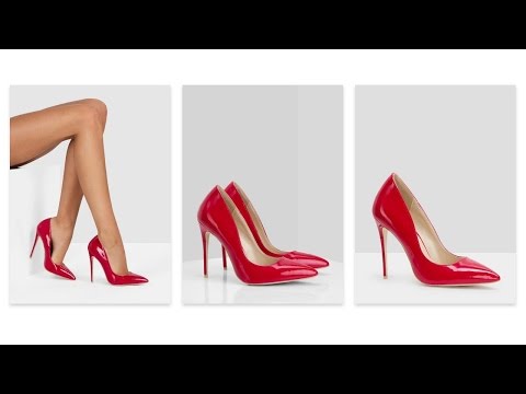 Ciemno czerwone szpilki lakierowane Darling - DeeZee.pl