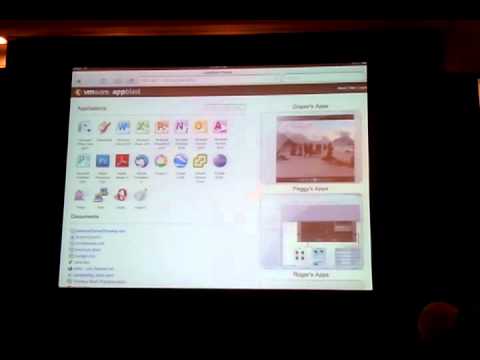 AppBlast Demo Footage from VMworld 2011
