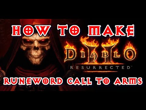 Diablo 2 Resurrected - How to make Runeword Call To Arms (CTA) Amn Ral Mal Ist Ohm