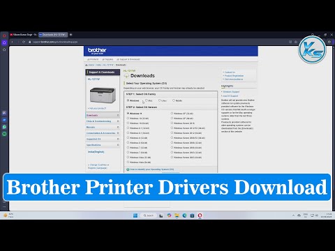 ✅ Brother Printer Drivers Download - How to Setup your Brother Printer? - Windows 11/10/8/7