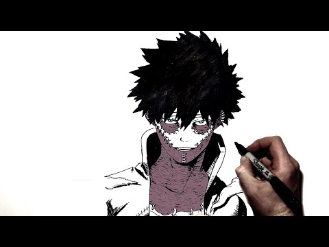 How to Draw Dabi I Step by Step | My Hero Academia - YouTube