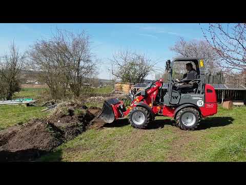 Elektro Hoflader Weidemann 1160e - Probefahrt