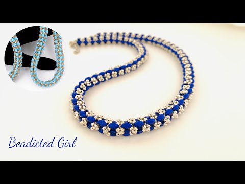 Superduo rope necklace || Twin bead necklace