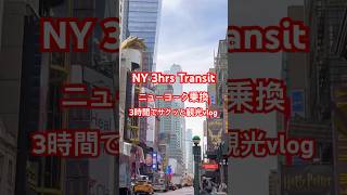 【NY乗換で観光/NY Transit Vlog】