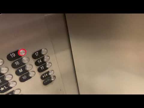 SLOW Otis Series M2 Traction Low & High Rise Elevators @1101 Brickell North Tower, Brickell Miami,FL