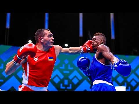 Yurii Zakharieiev (UKR) vs. Youba Sissokho (ESP) European Boxing Championships 2022 QF's (71kg)