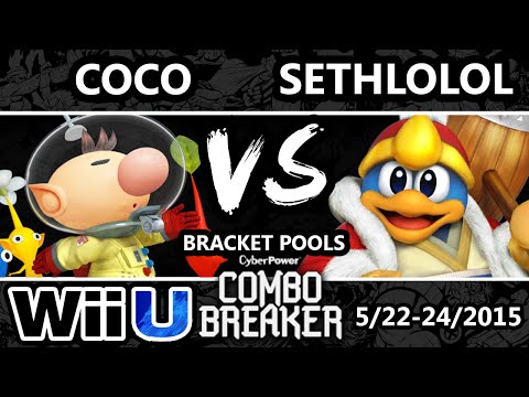 Combo Breaker - Coco (Olimar) Vs. Sethlolol (DeDeDe) SSB4 Pools WF - Smash Wii U - Smash 4
