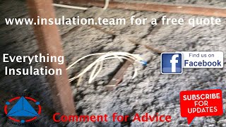 Cellulose insulation reinstalled after ceiling repaired