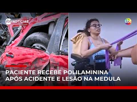 Polilaminina: paciente de Governador Valadares é a primeira de MG a receber tratamento |#SBTNotícias