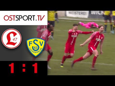 Last-Minute-Remis, trotz falscher Tormusik: Lichtenberg 47 - Luckenwalde 1:1 | Regionalliga Nordost