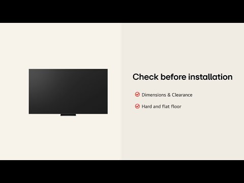 LG 4K UHD TV : Installationsanleitung –UHD 75 86 – Square Type