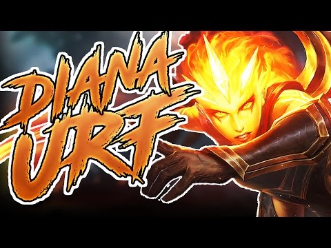 URF 2017 DIANA - Ultra Rapid Fire 2017 Diana - ALL RANDOM URF