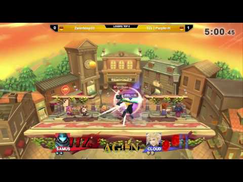 AgonTOYS - Zwirrklop33 (Samus) Vs. TCL | Purple-H (Cloud) - Losers Top 8 - Smash 4