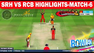 IPL 2021-Match 6  Sunrisers Hyderabad vs royal challengers Bangalore SRH VS RCB Wcc2 Gameplay