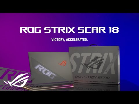 Unbox the brand new Strix SCAR 18. Accelerate your victory with this gaming beast.