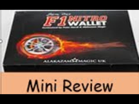 MAGIC UNCUT MINI REVIEW: The F1 Nitro Wallet #magic