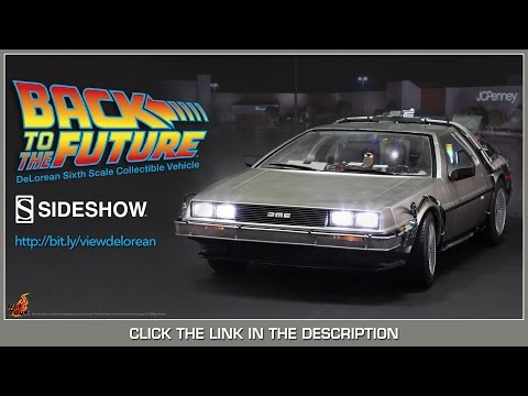 Back To The Future Hot Toys Delorean Time Machine Movie Masterpiece 1/6 Scale Vehicle Review
