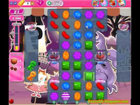 Candy Crush Saga level 723 (3 star, No boosters)