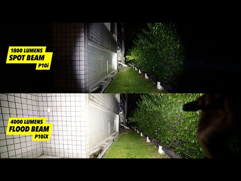 Same Body, Completely Different Beam Patterns?! (Nitecore P10iX vs P10i)