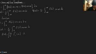 Fourier Cosine and Sine Transforms