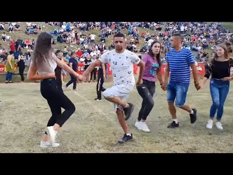 🔴 Ljepotica Ajla sa žutim rastura kolo u Bakićima kod Olova - Bosanski teferic