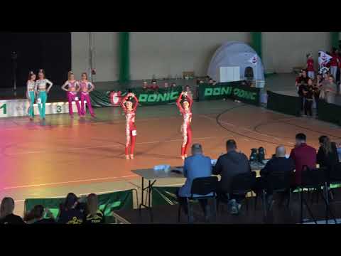 BRODNICA 07.04.2018 Duety DD 12-15 Anita Goliszewska i Maja Goliszewska 5M