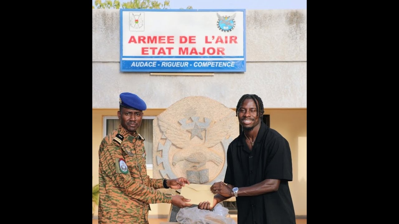 Giorgi Minoungou : Du terrain à un geste de cœur pour les orphelins de l’Armée de l’Air