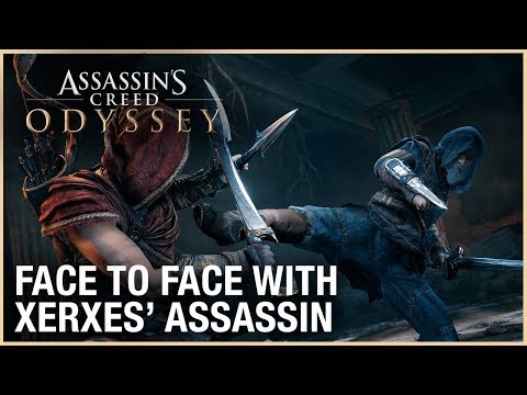Part of a video titled Assassin's Creed Odyssey: Legacy of the First Blade Gameplay Preview