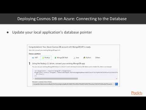 Microservice Development on Azure Node js Cosmos DB Overview | packtpub com