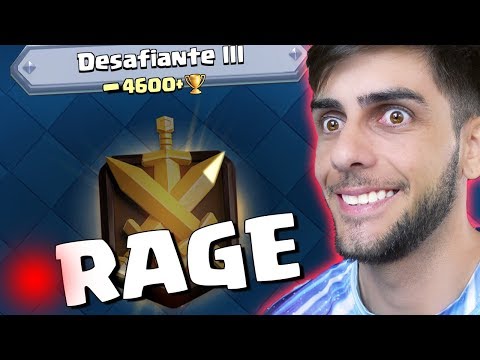 RAGE DESAFIO DESAFIANTE 3 NO CLASH ROYALE AO VIVO