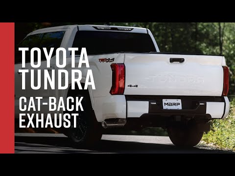 2022+ TOYOTA TUNDRA // MBRP 3" Cat-Back, Single Side Exit Exhaust