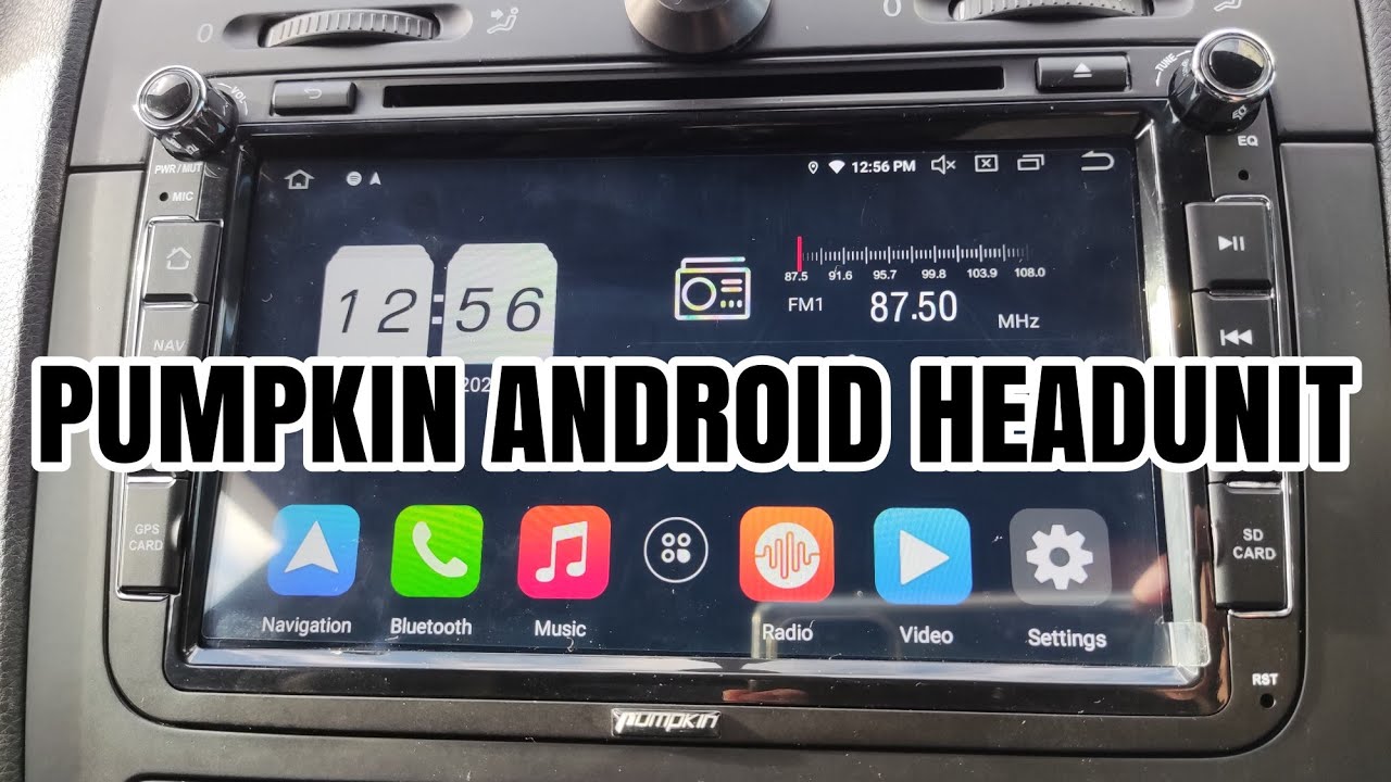 Pumpkin Android Headunit | Quick unbox & demo