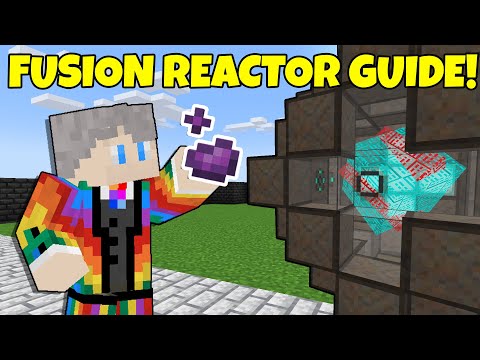 How to build a Fusion Reactor & Make Antimatter! - Mekanism Guide