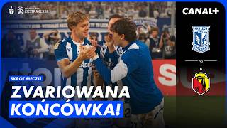GOLAZO KOBAYASHIEGO, GONITWA ZA WYGRANĄ W KOŃCÓWCE! LECH - JAGIELLONIA, SKRÓT MECZU