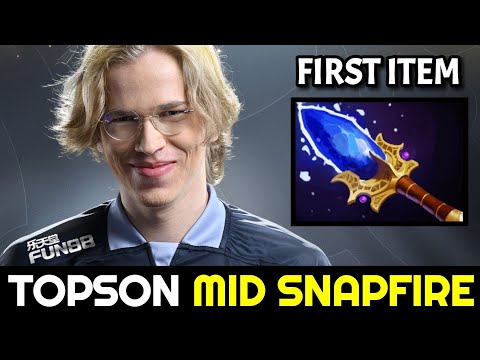 TOPSON Snapfire Mid Destroy Sniper with First Item Scepter Dota 2