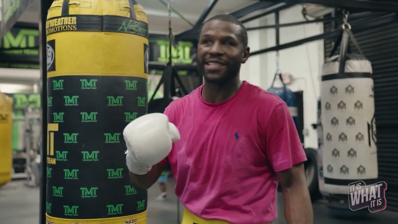 IT IS WHAT IT IS EXCLUSIVE: CAM'RON CHOPS IT UP WITH FLOYD MAYWEATHER AT HIS BOXING GYM!