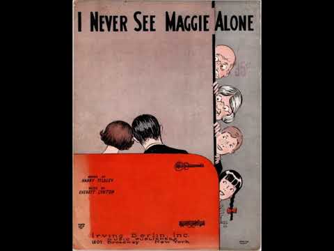 Irving Aaronson - I Never See Maggie Alone 1927 (Phil Saxe on Vocals) (Novelty Songs)