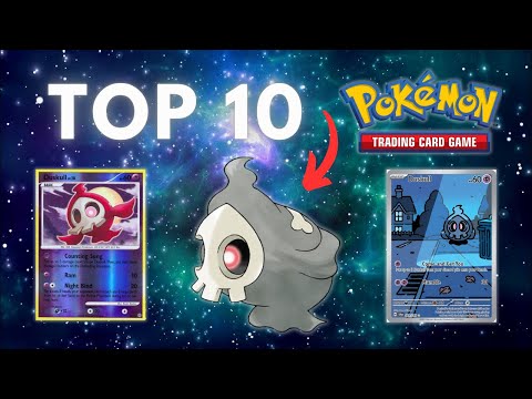 The 10 Most EXPENSIVE Duskull Pokemon Cards ☠️ #top10 #pokemon #duskull #pokemoncards